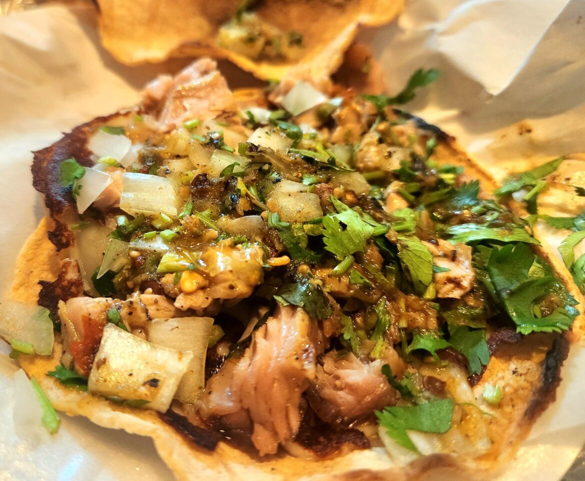 Suadero Vampiro (vampire taco) from Tijuanazo, Playas De Tijuana, BC, MX