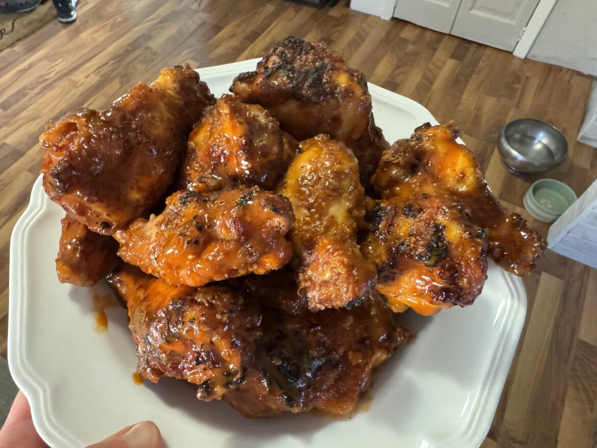 Smoked Buffalo wings