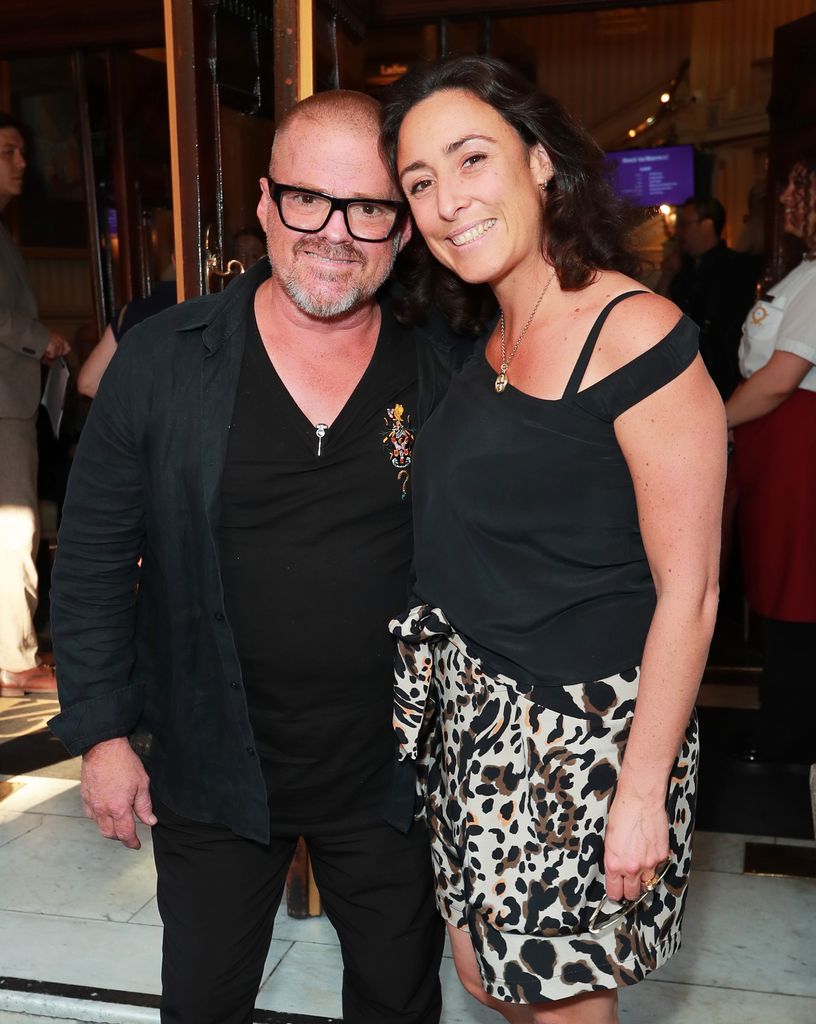 Heston Blumenthal with wife Melanie Ceysson