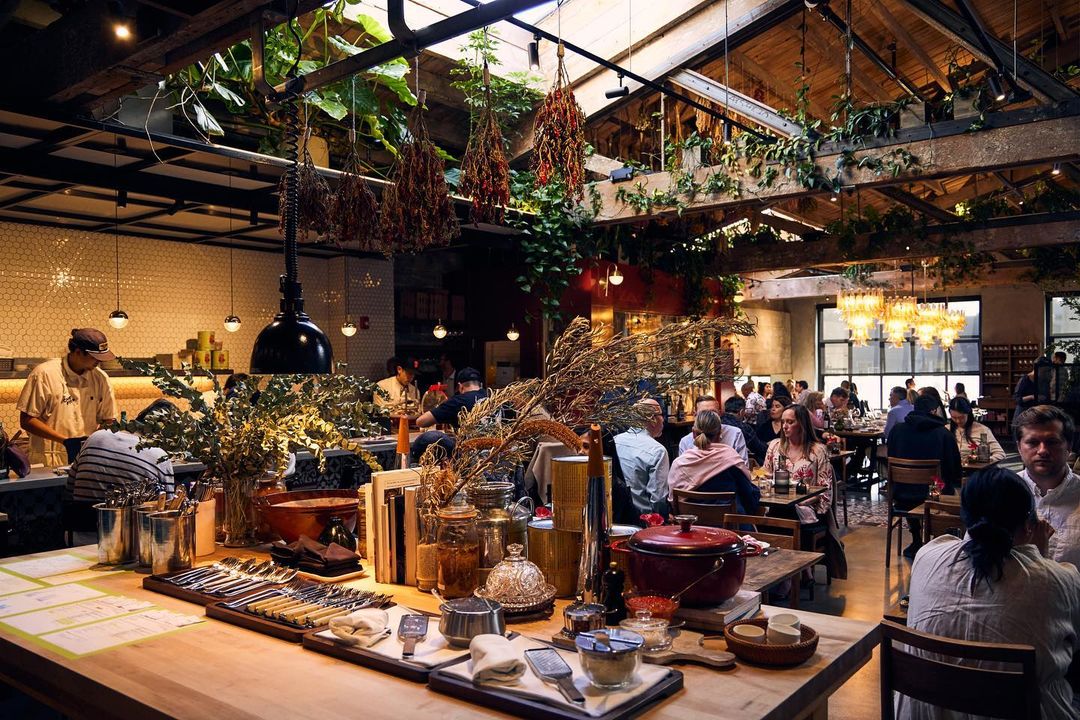 Interior of Che Fico in SF