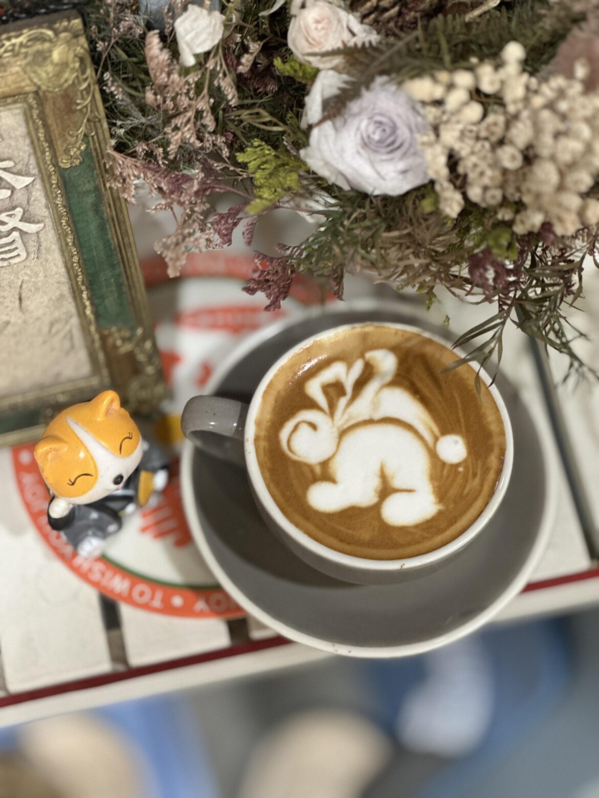 Rabbit latte art - 5th June
