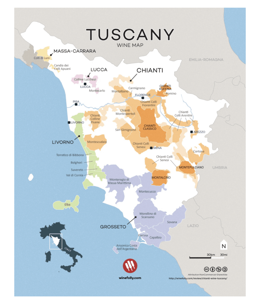 Lesser known Tuscan winery recommendations