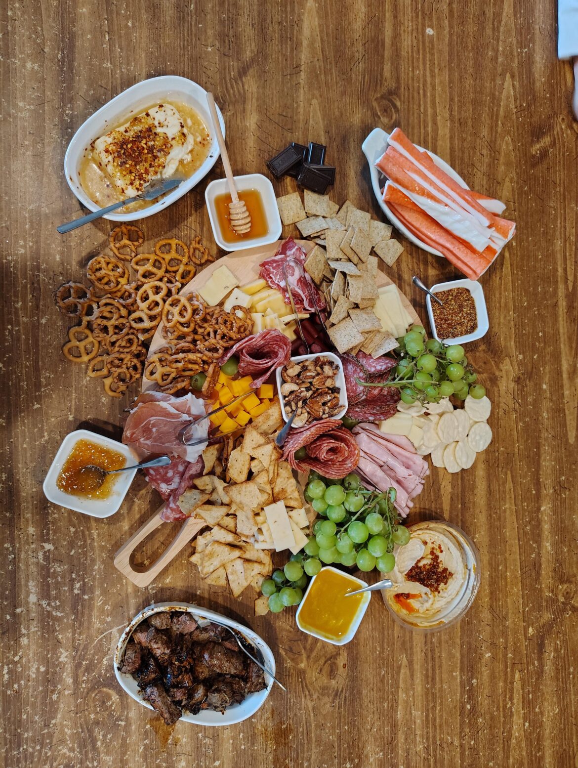 Family board for card night