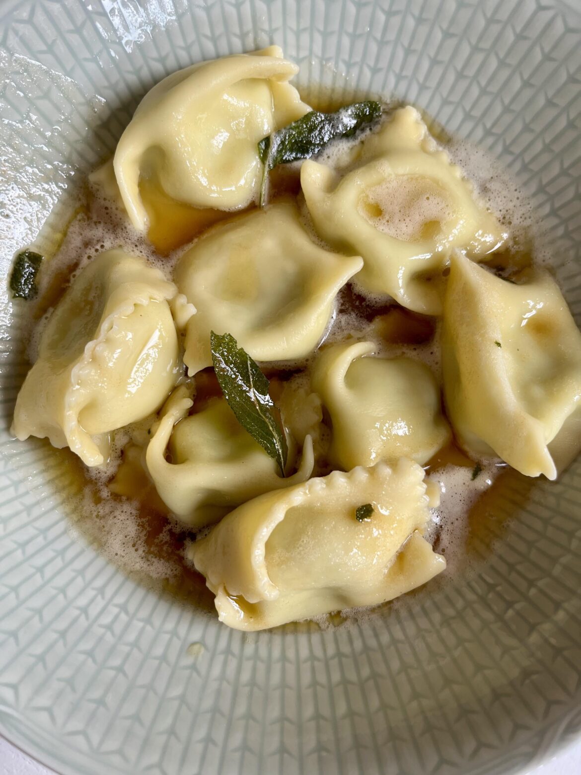 Let them swim in brown butter (and some sage)