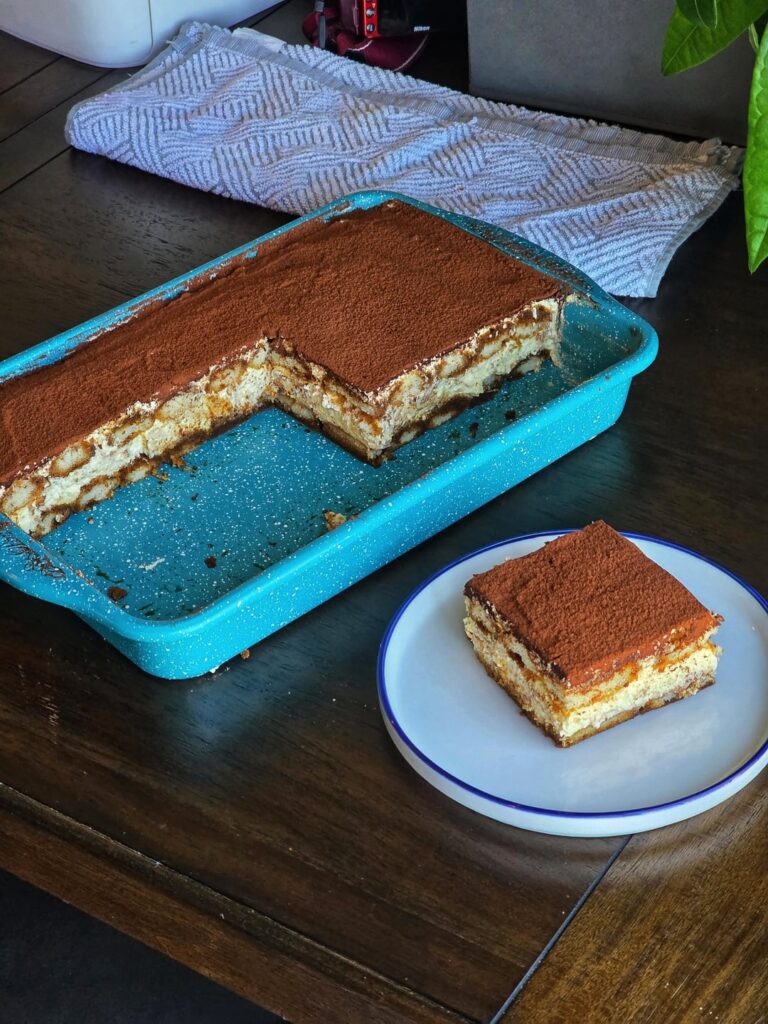Made a tray of Tiramisu just for the wife as she's crazy about them.