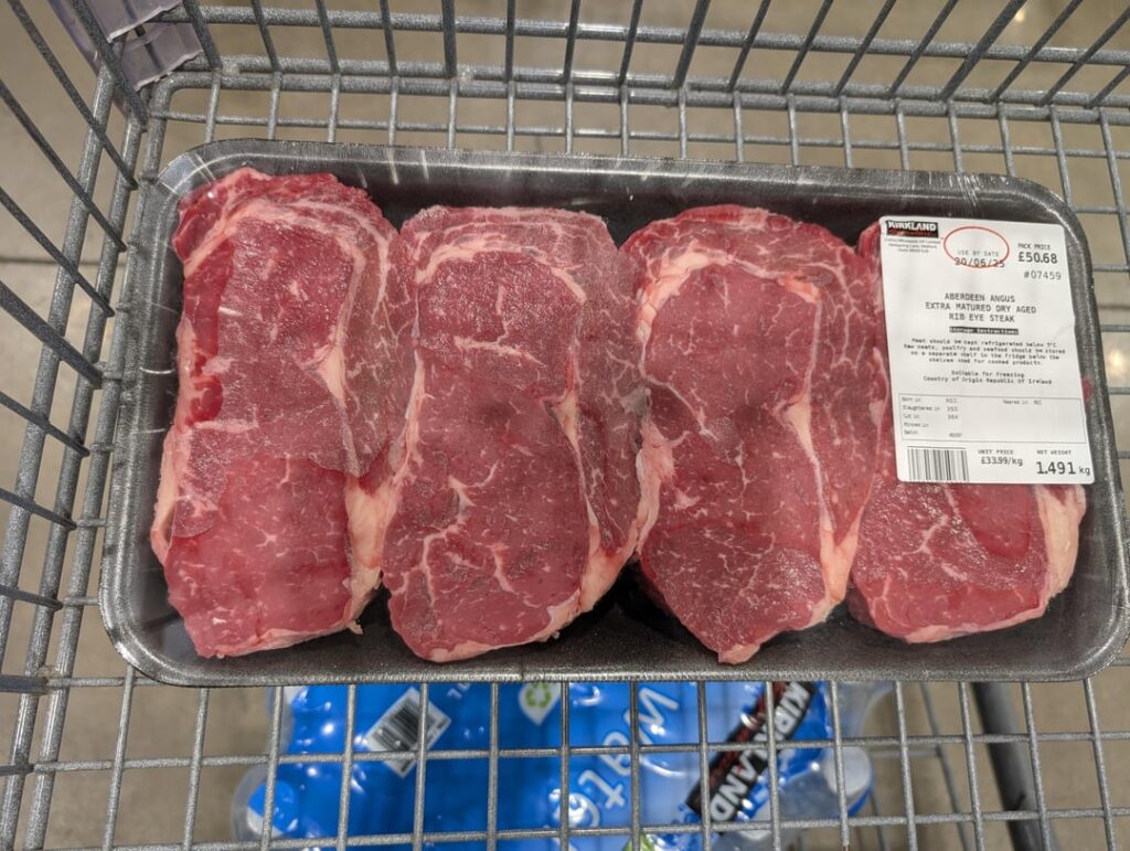 Threw Some Ribeyes on the Master-Touch Threw Some Ribeyes on the Master-Touch