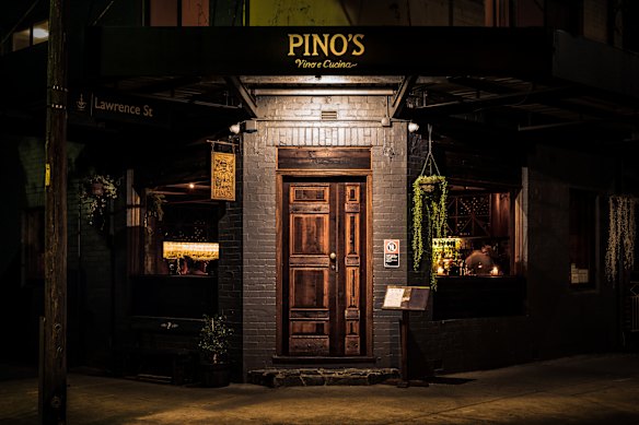  The Alexandria premises of Pino’s Vino e Cucina a few years ago.