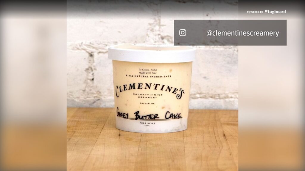 Clementine’s gooey butter cake ice cream named best new flavor Clementine's gooey butter cake ice cream named best new flavor