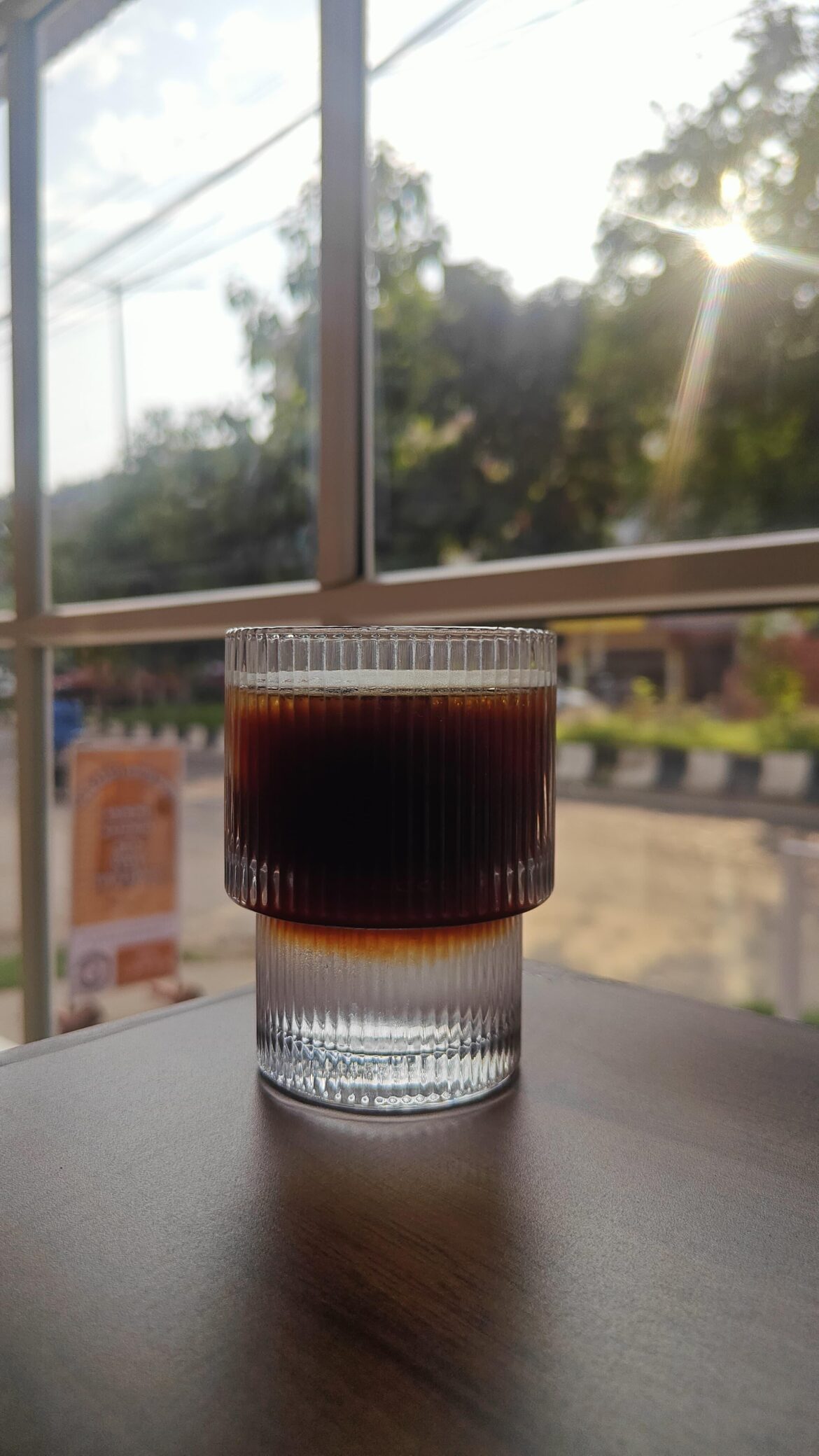 Made a coconut iced Americano and it turned out to be an absolutely Beauty!