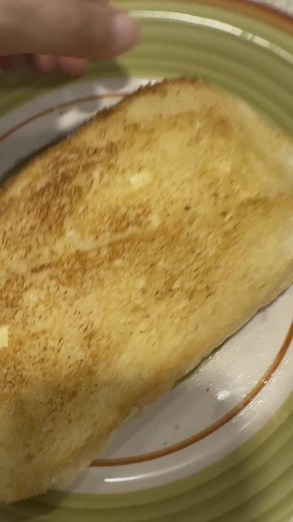 My most perfect grilled cheese