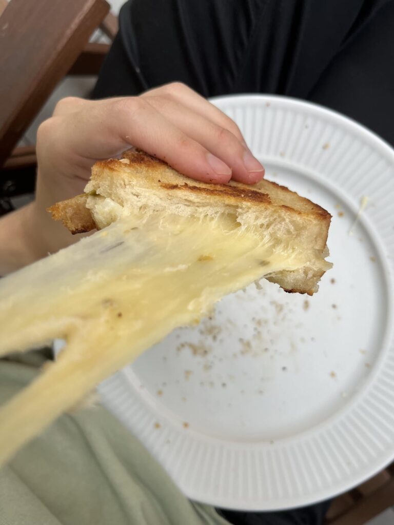 Hot take: cheese pulls are overrated
