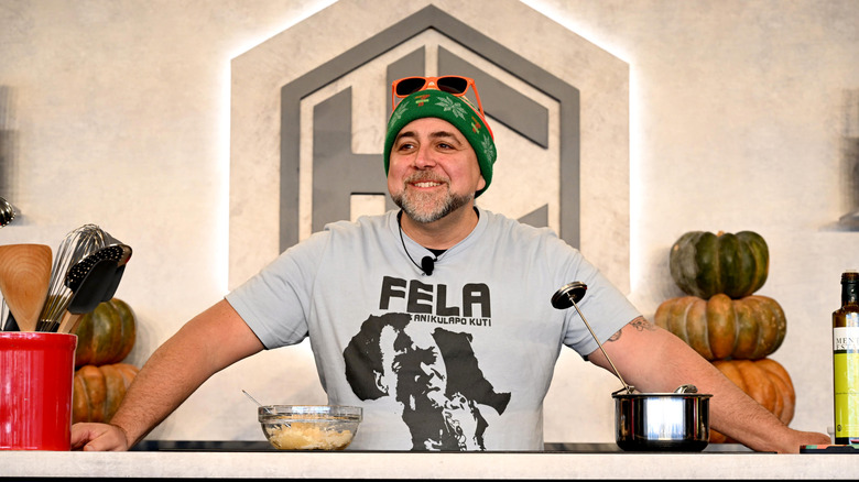 Duff Goldman at a cooking event