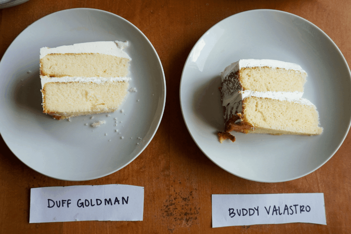 We Faced Off Buddy and Duff’s Cake Recipes and The Winner is Sweet We Faced Off Buddy and Duff's Cake Recipes and The Winner is Sweet