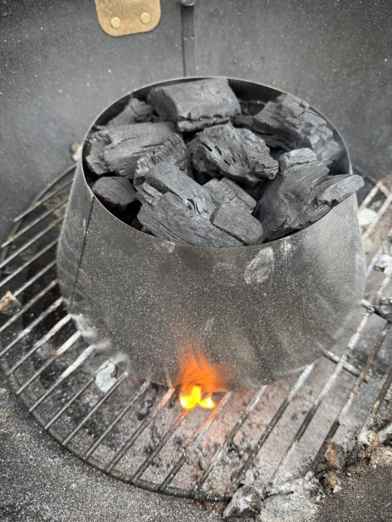 Use vortex as chimney starter