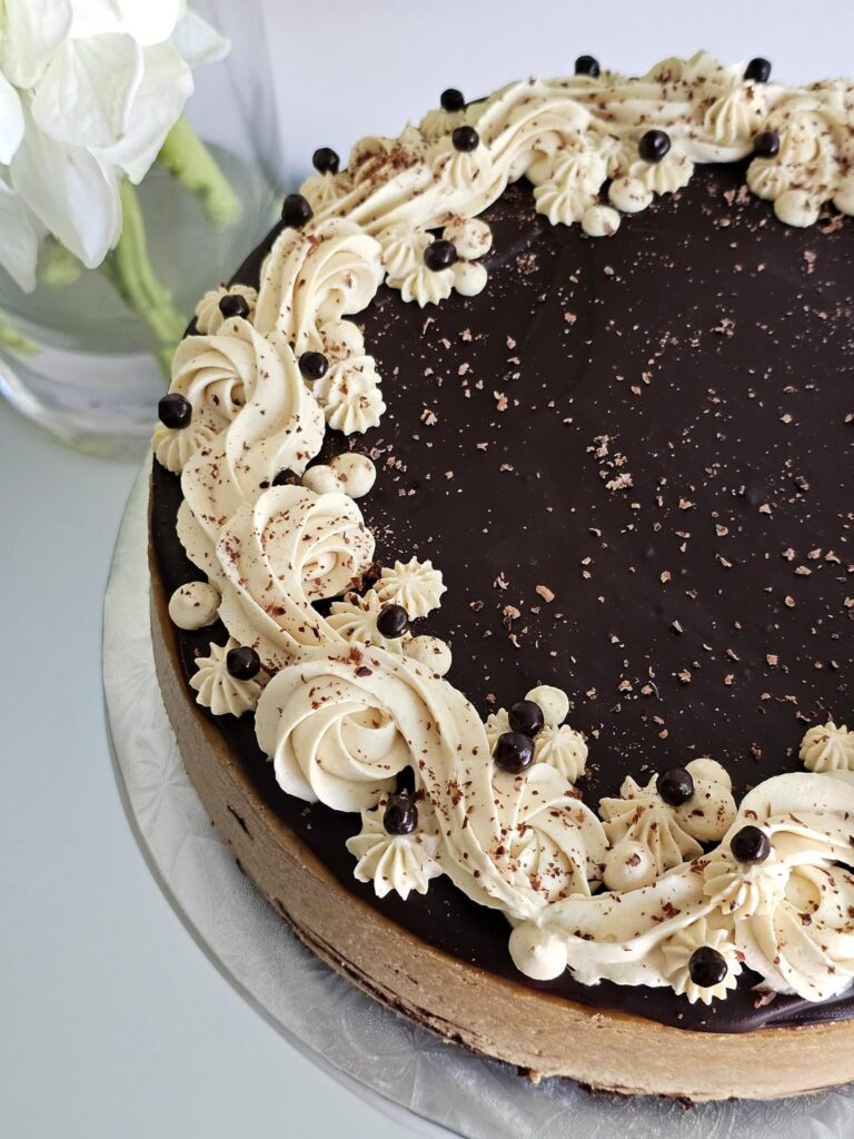 Brownie crust was a good idea.