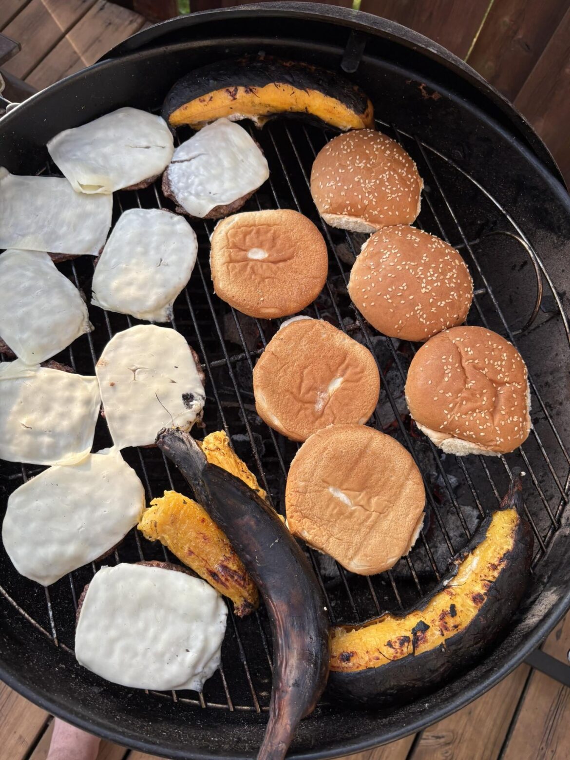 The humble cheeseburger: Simple, affordable, feeds a crowd.