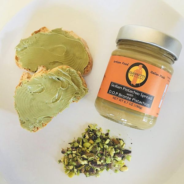 Giannetti Artisans Sicilian Pistachio Spread with D.O.P. Bronte Pistachios (7 oz.)