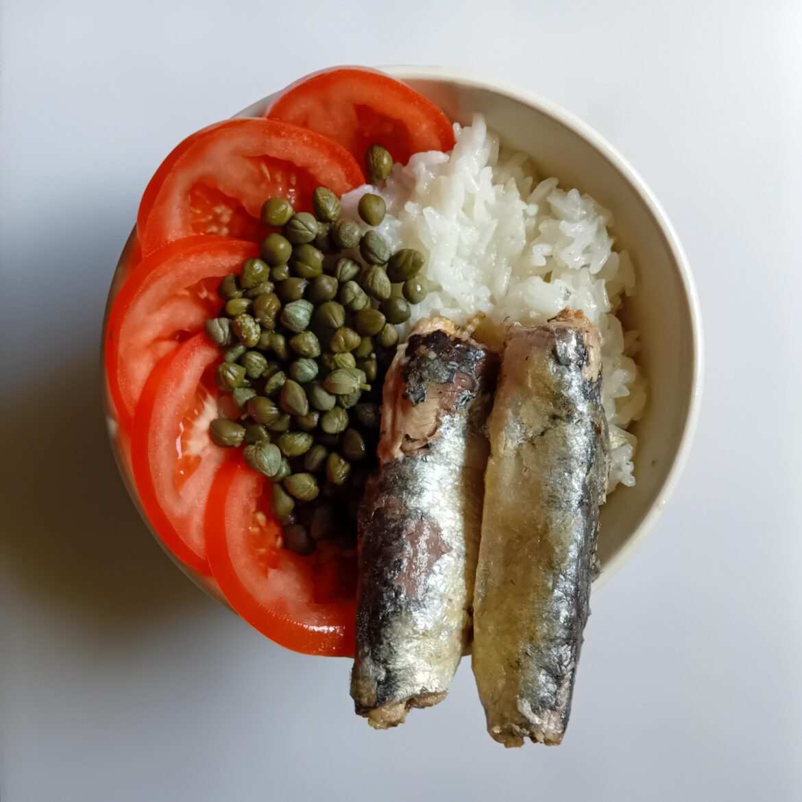 Lunch 🍚 🍅 🐟