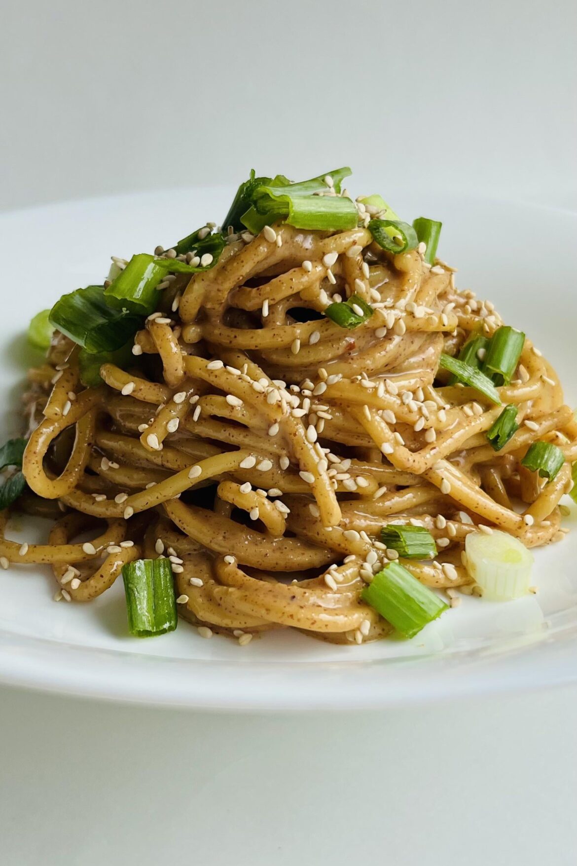 Easy almond butter noodles
