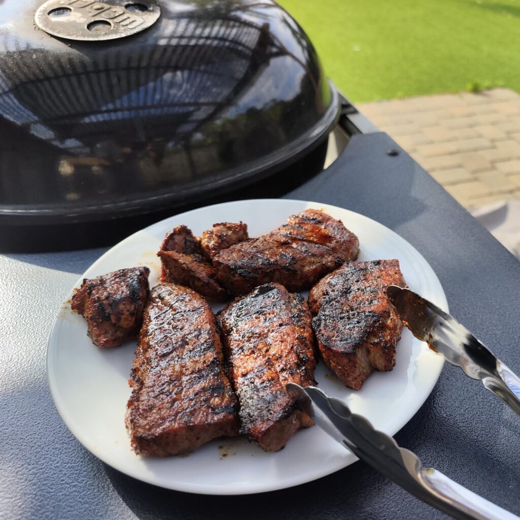 $5.51 pack of tri tip steaks