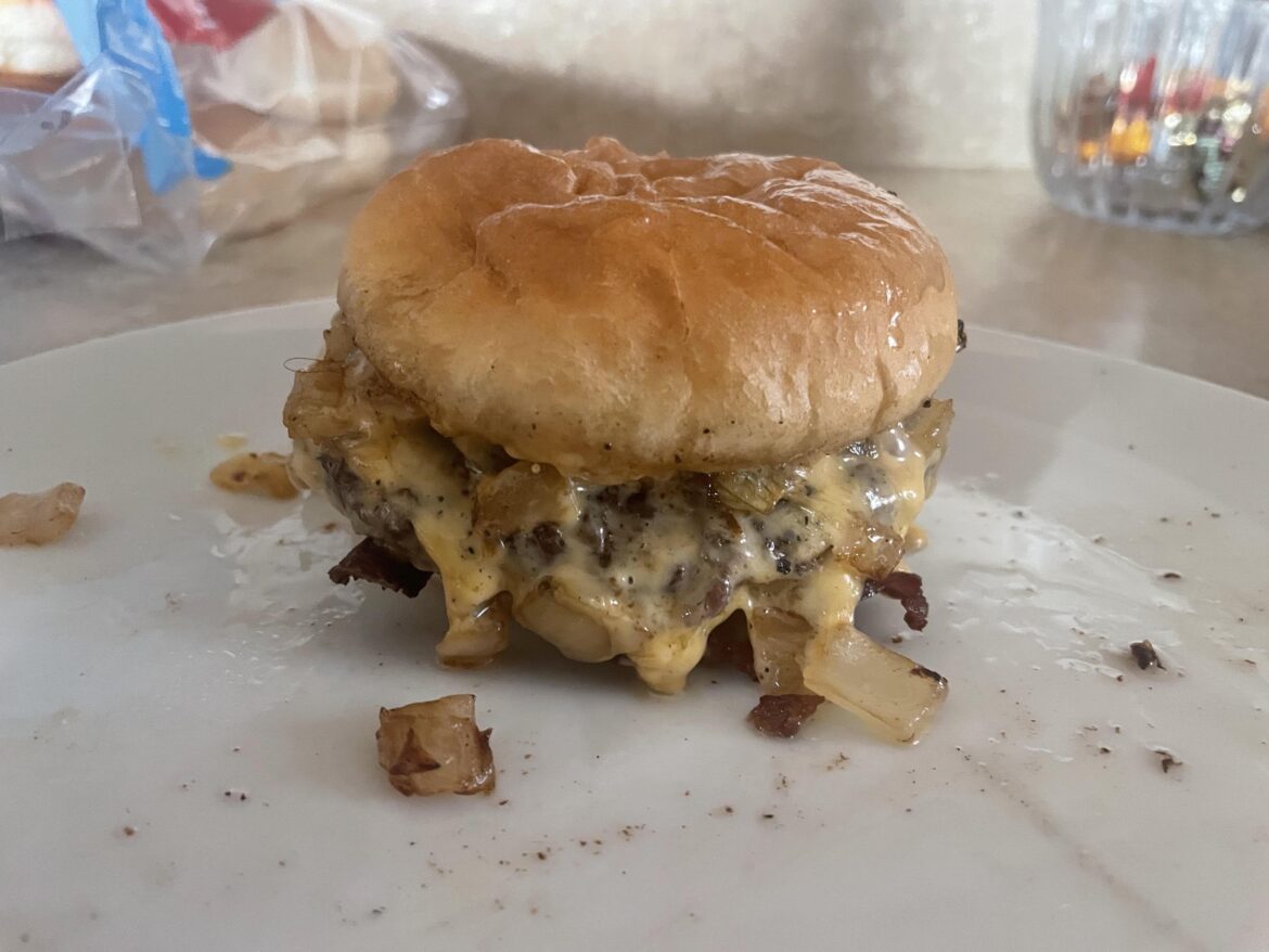 It ain't much but this burger was damn good