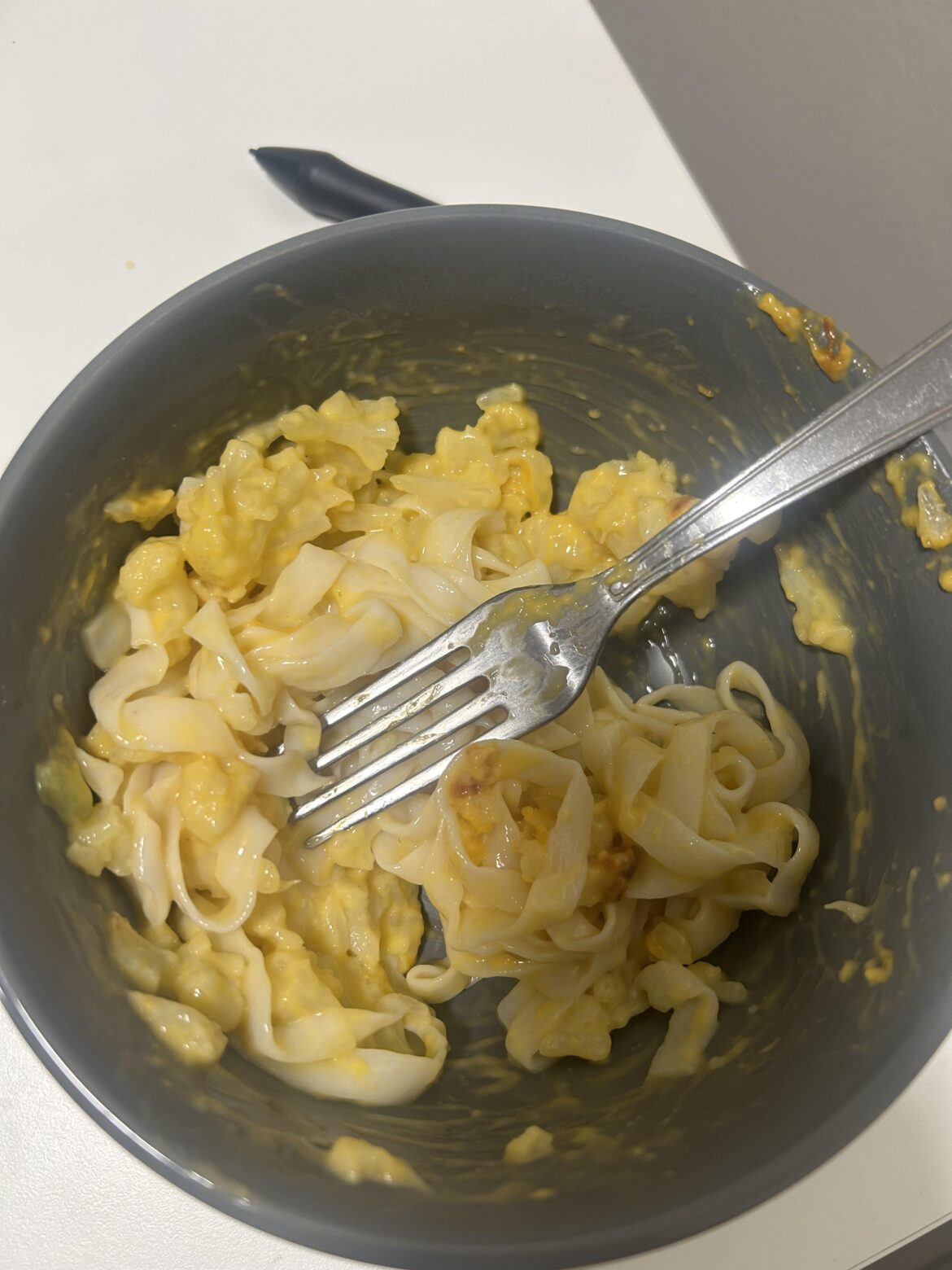 This looks horrendous but tastes good. I call it sadcoroni and cheese.(135 calories)