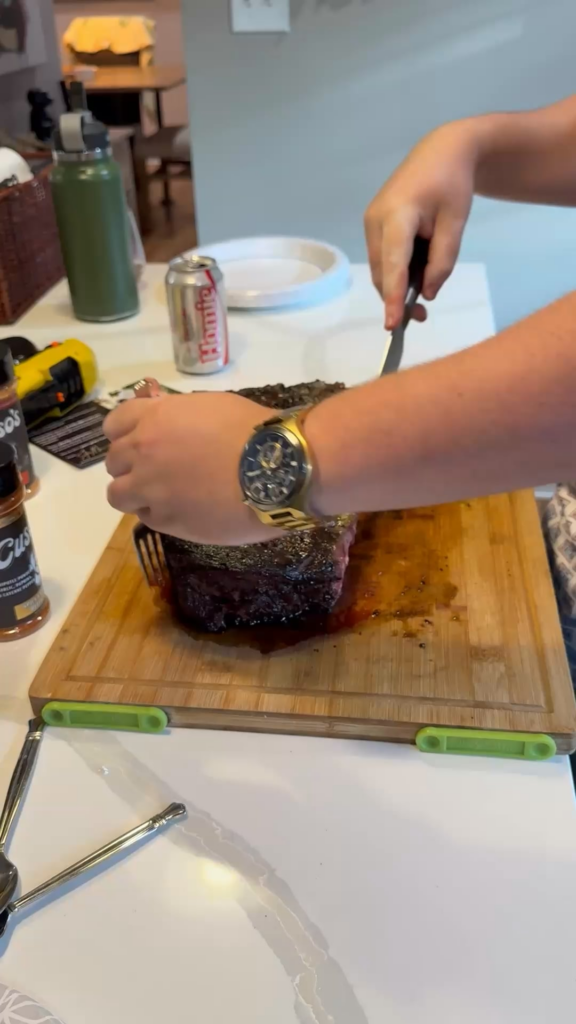 Took your advice last week did another 3.3LB tomahawk tonight!