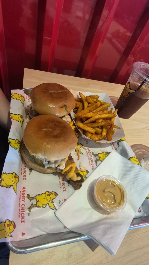 Visited Johnson Space Center in Houston and saw this AngryChickz place close by. Visited Johnson Space Center in Houston and saw this AngryChickz place close by.