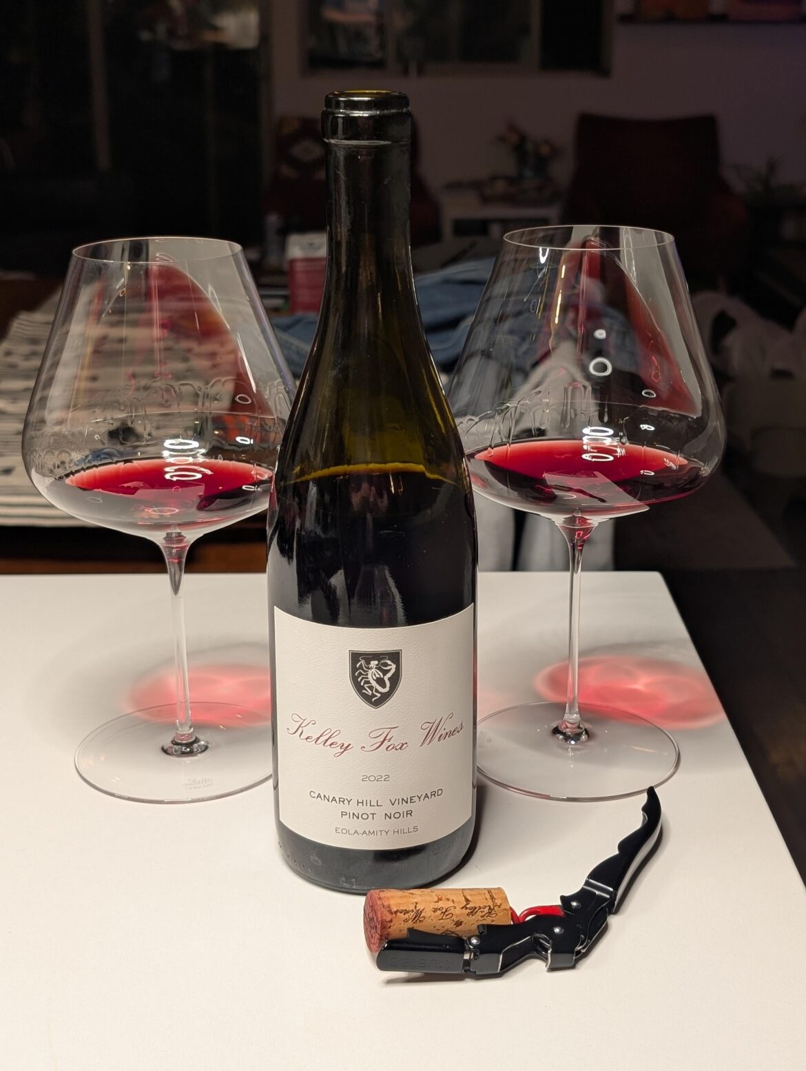 Kelley Fox Pinot Noir, Canary Hill Vnyd (Eola-Amity Hills, OR) 2022