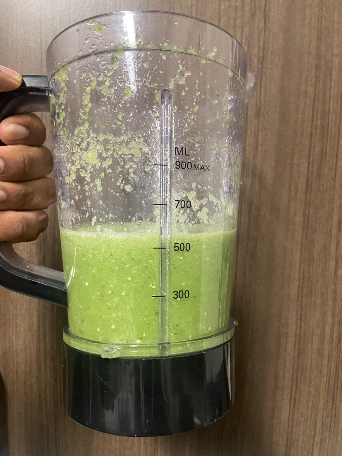 Homemade green sauce for tonight tacos