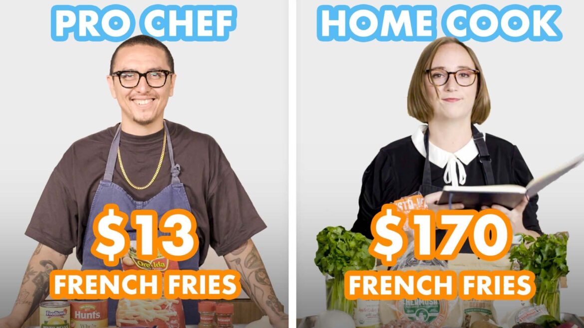 Watch $170 vs $13 French Fries: Pro Chef & Home Cook Swap Ingredients | Pro Chef vs Novice Chef Epicurious