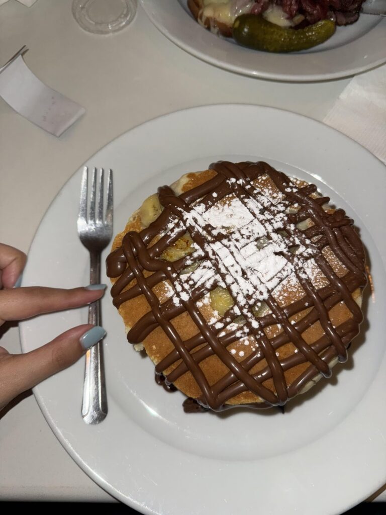 How many in these Nutella banana pancakes?😅