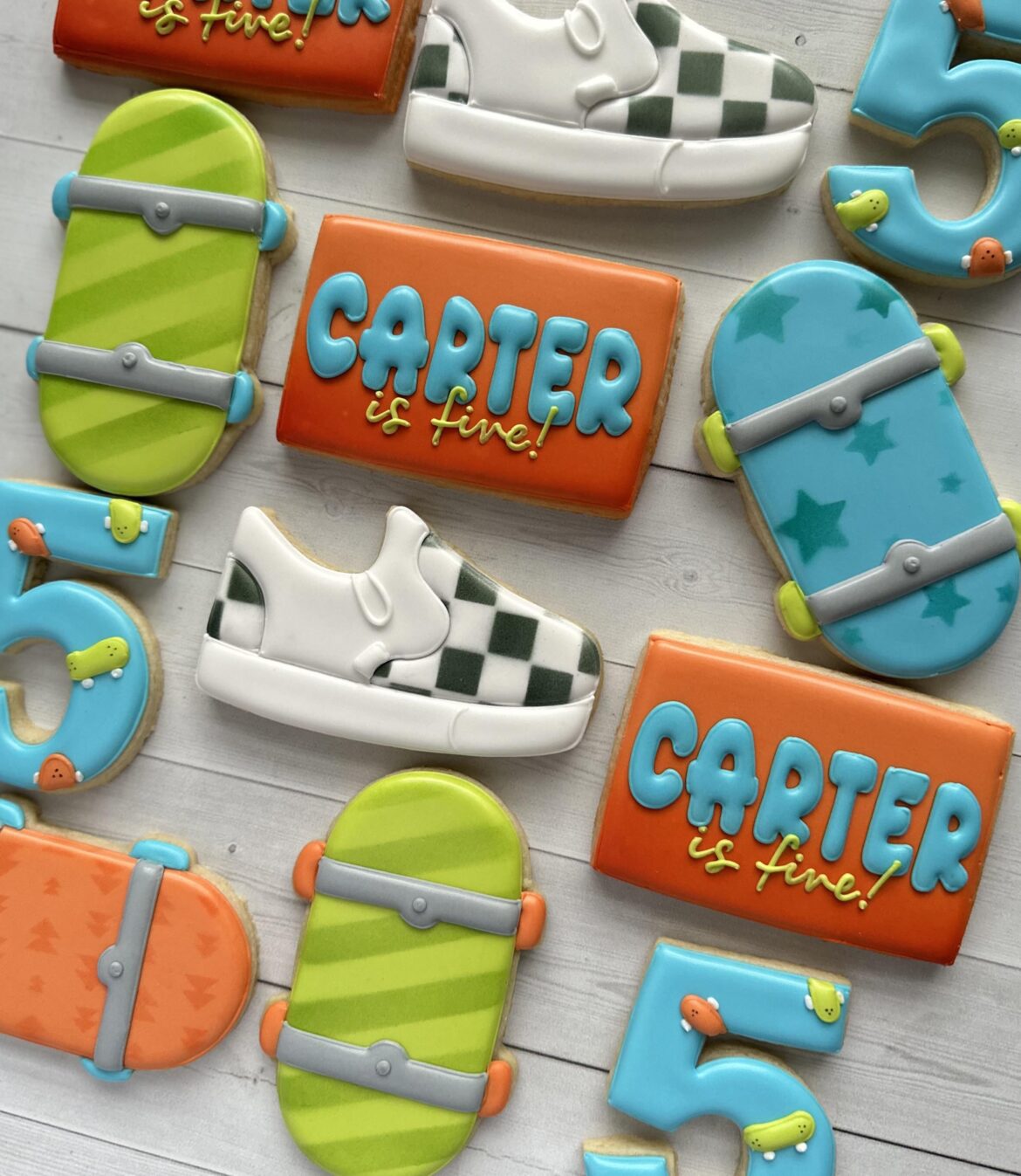 Skateboard cookies