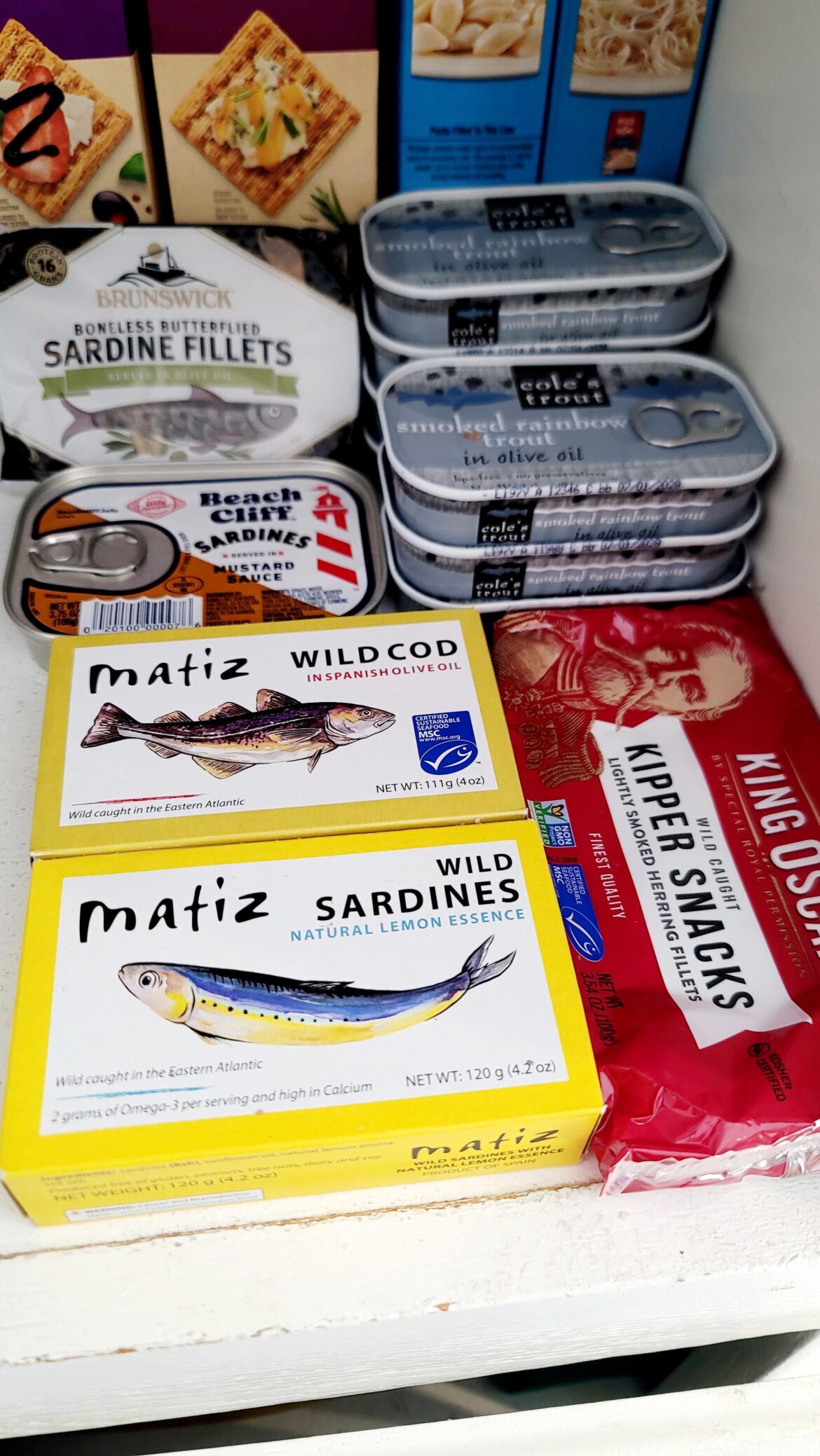 How do i kick this addiction? Tinned fish are now taking over 25% of my pantry shelf lol
