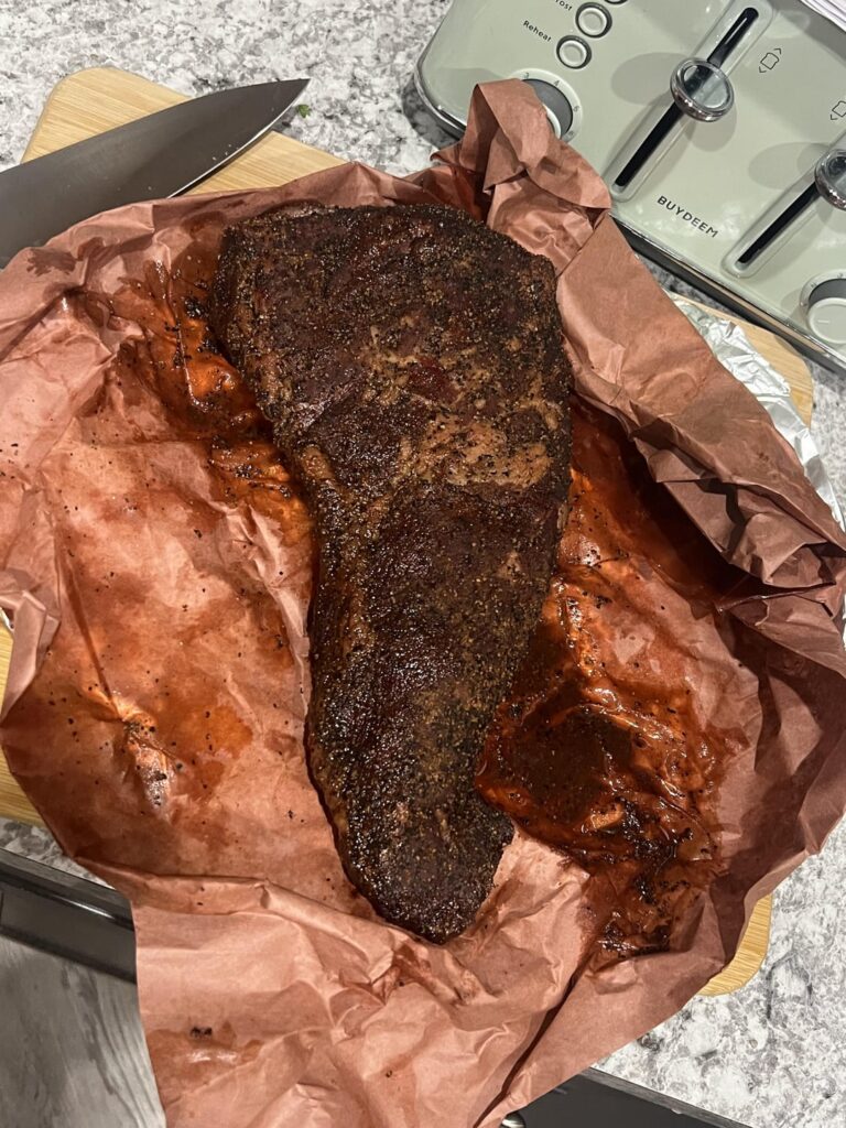 Did a tri-tip brisket aka trisket.