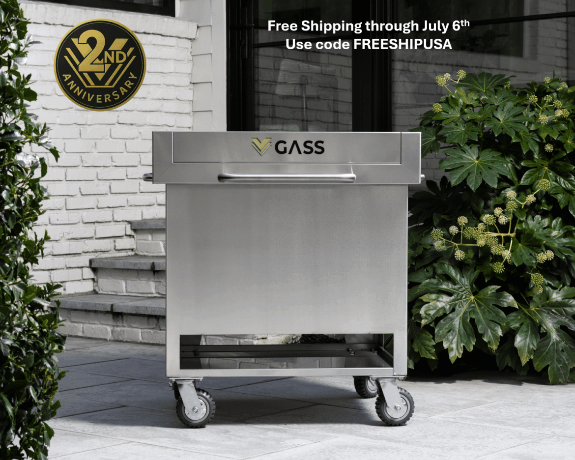 VGASS kamado accessory storage system