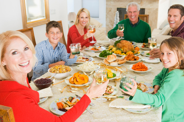 family christmas dinner