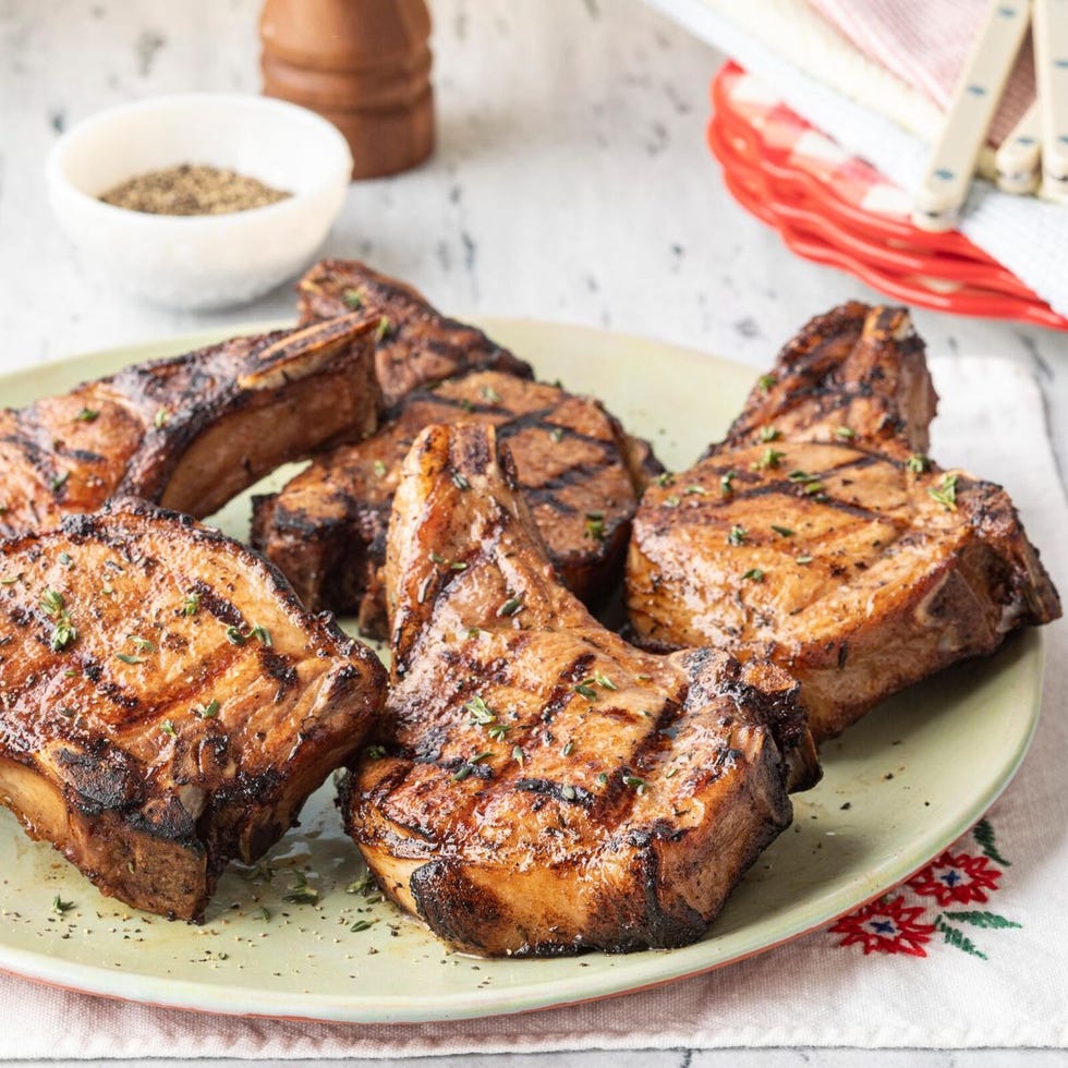 grilled pork chops fathers day dinner