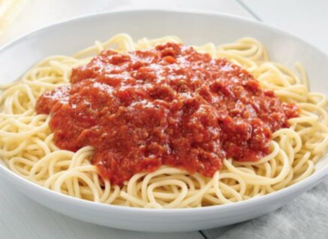 Fazoli's Spaghetti and Meat Sauce