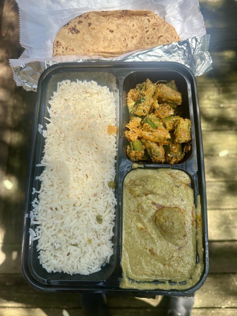 Cheap eats on the run: Vipul’s Kitchen $8.99 special inside Desi Brothers Market 🇮🇳 🇦🇫