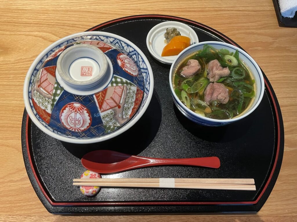 Oyakodon and Udon Lunch Set in Kyoto