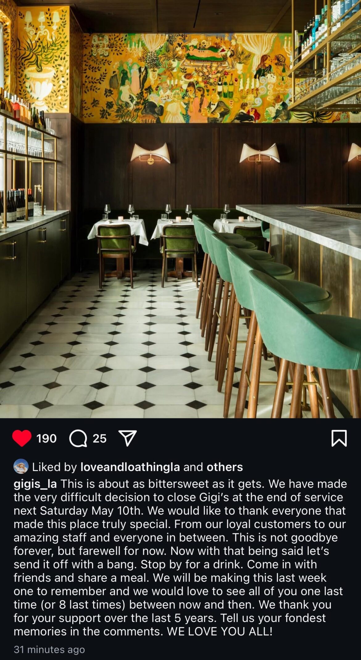 Gigi’s in the Sycamore District is closing after next Saturday