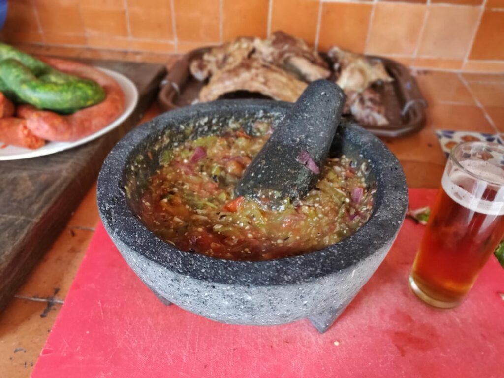 Salsa martajada mexicana