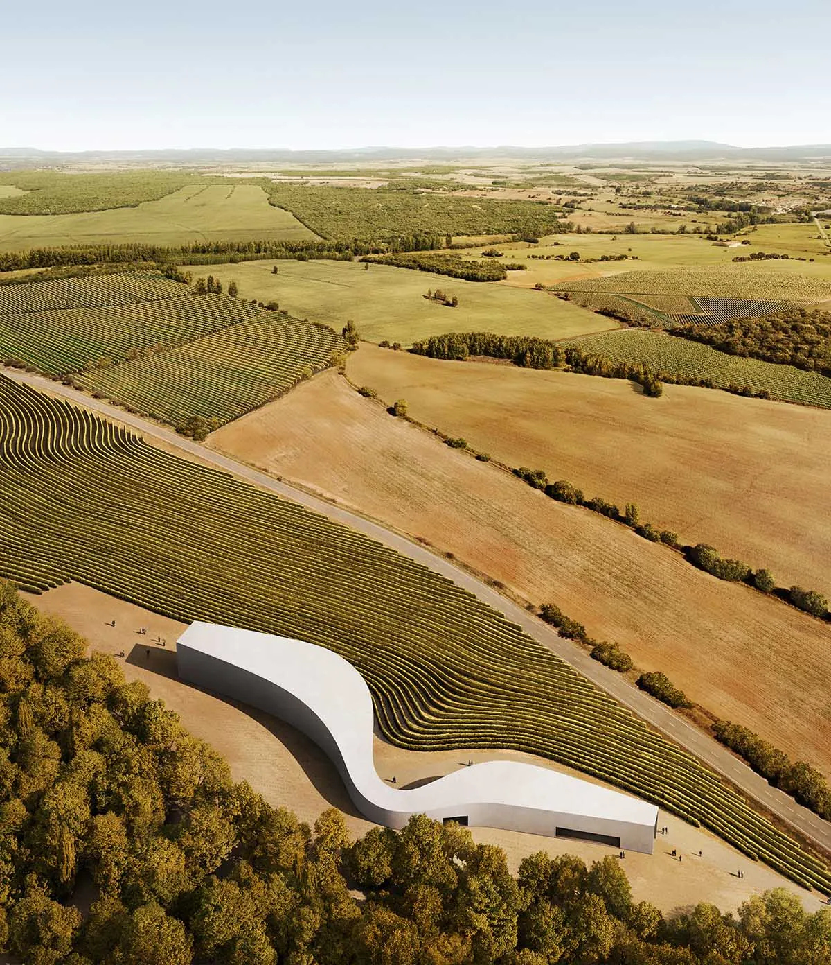 Fran Silvestre Arquitectos Builds Curved Hempcrete Winery in Spanish Vineyards