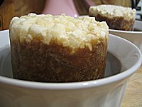 trader joe's french onion soup, straight out of box, still frozen