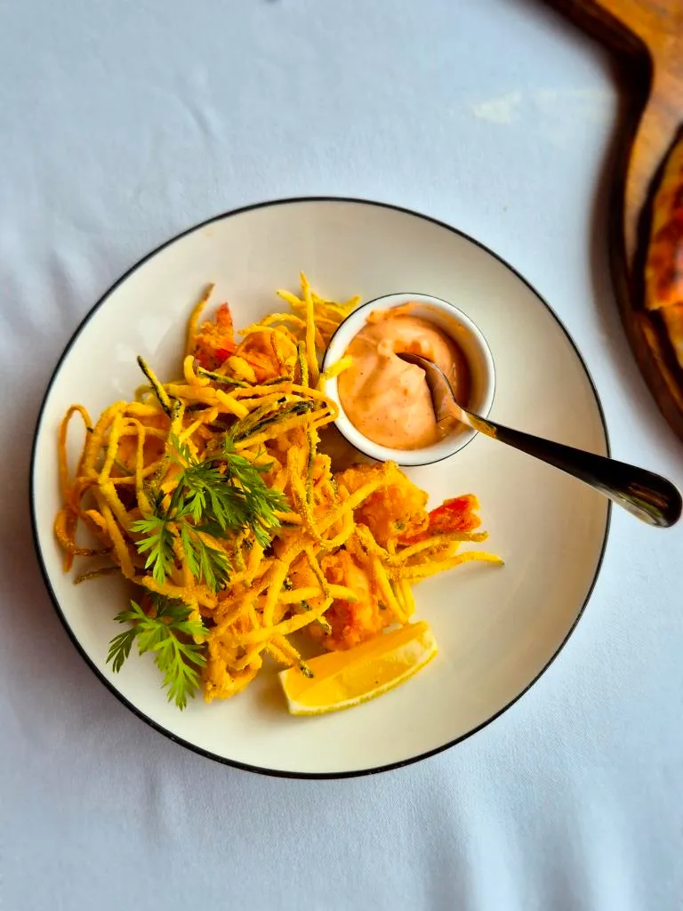 Fritto misto al lime e pepe nero salsa arrabbiata Non-Veg 2