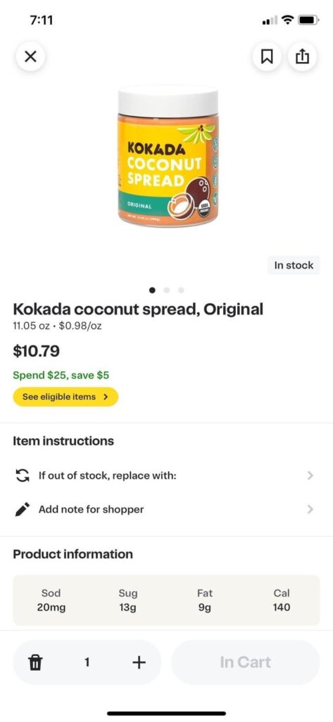 Non PB2 lower calorie options in