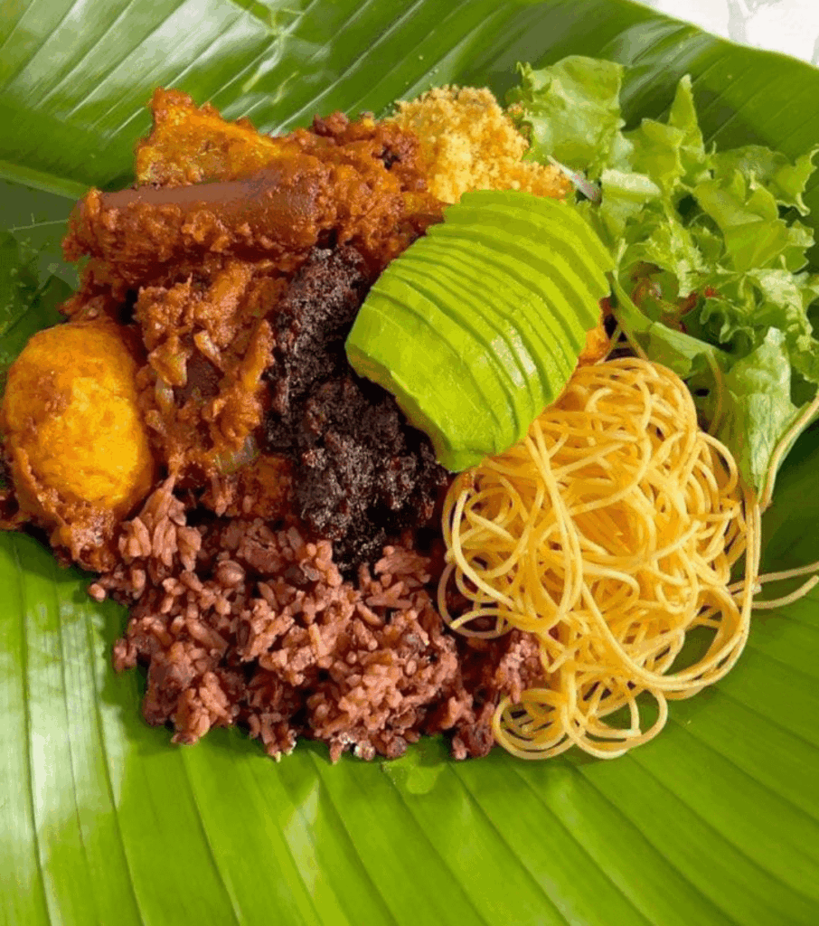 Waakye in Accra, Ghana