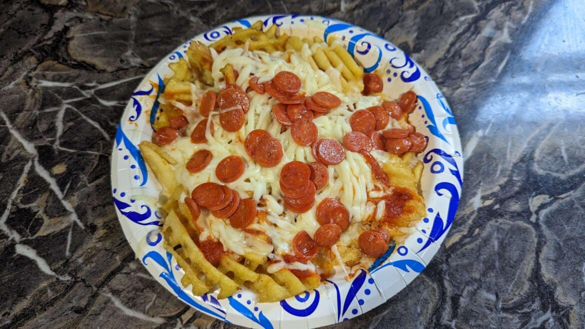 got drunk and made pizza fries