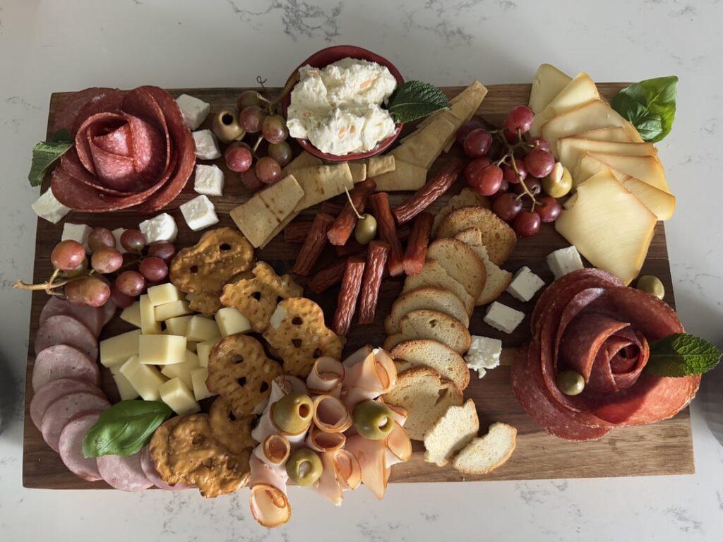 I made my first charcuterie board ever for a girls sip and paint yesterday